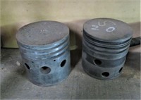 10 Large Cast Iron Pistons.............