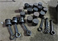 11 Cast Iron Pistons in Various Sizes.........