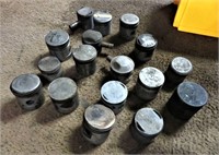 17 Alloy Pistons of Various Sizes. One marked.....