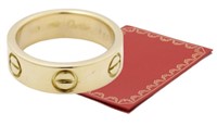 18k Gold Cartier Love Ring