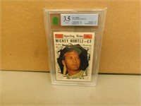 1961 Topps Mickey Mantle #578 Graded Baseball Card