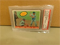 1959 Topps Kaline Becomes Youngest At Bat Graded
