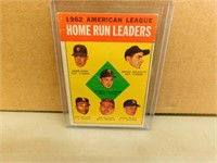 1963 Topp Home Run Leaders #4 Baseball Card