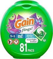 Gain flings Laundry Detergent Soap Pacs, HE