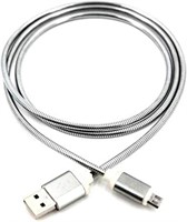 Metal charging data sync cable Micro USB & Lightni
