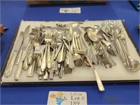OVER 50 PIECES OF A VARIETY OF FLATWARE