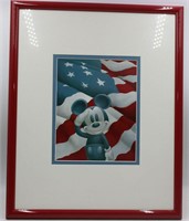 Disney Mickey Solute Framed