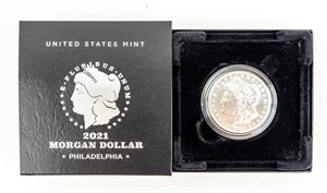 Coin 2021-P Morgan Silver Dollar - BU