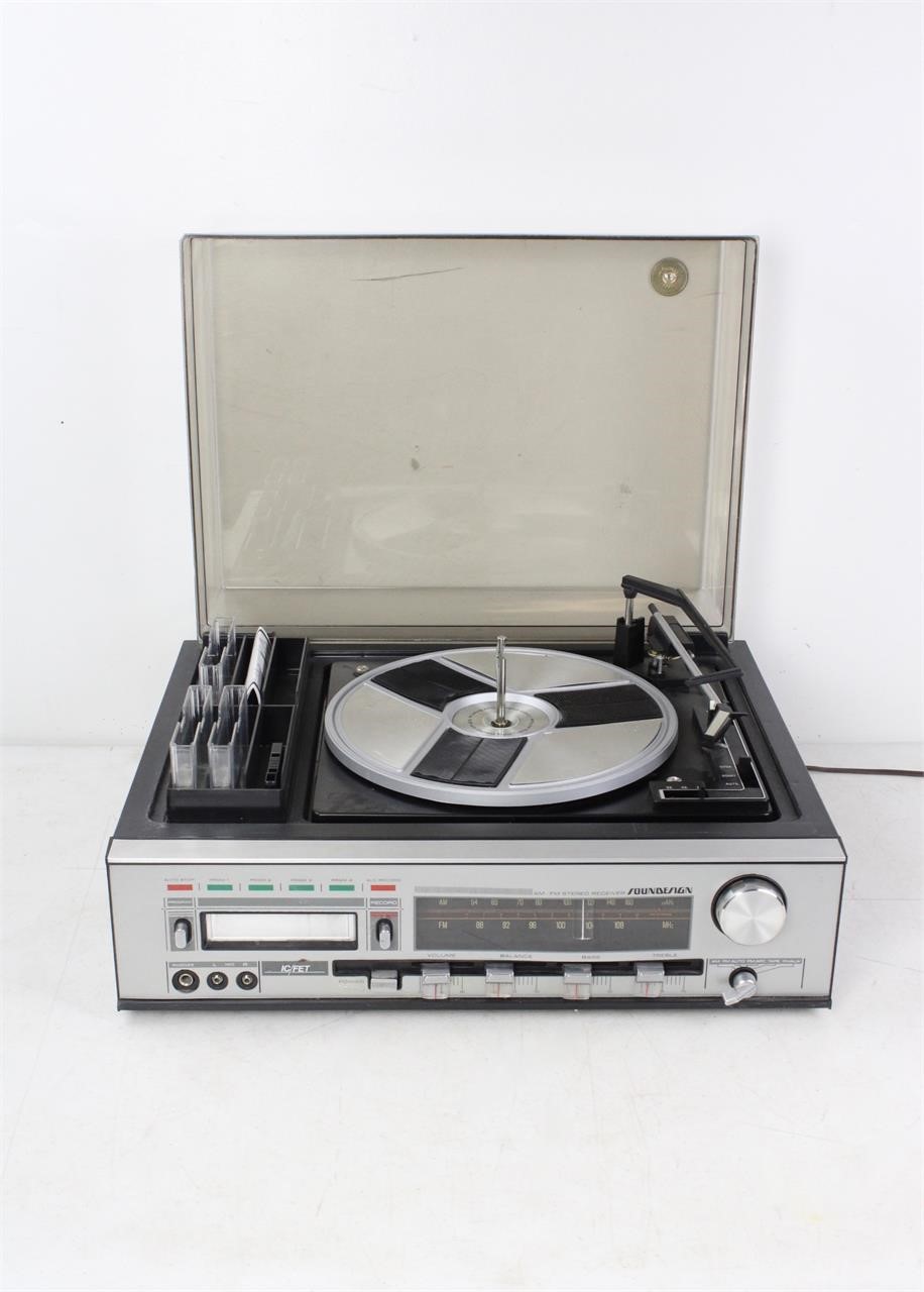 Vintage SOUNDESIGN 6525 Record Player