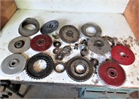 Assorted early Indian Clutch Parts