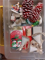 Box of Christmas Decorations & Ornaments