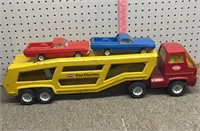 Tonka car hauler and 2cars