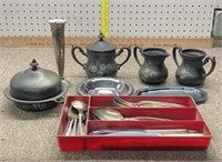 Silver war and silver dishes