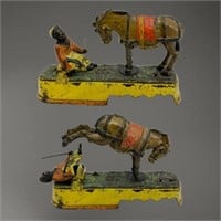 "I Always did 'Spise' a Mule" Cast Iron Bank