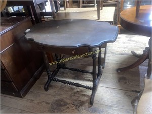 Late 1800s wallet writing table with drawer