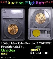 ***Auction Highlight*** 2009-d John Tyler Position