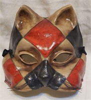 Cat Mask with Whickers and tie on straps