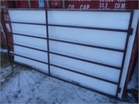Steel gate 98" x 48", 6 bar,1" square steel tubing
