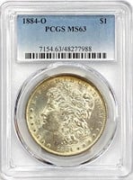 1884-O Morgan Silver Dollar MS-63