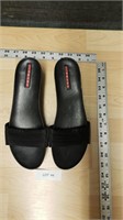 Prada Black Slides, Size 9 1/2