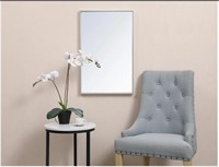 $152 Elegant Decor Eternity Mirror  (White)