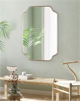 $195 Kate and Laurel Plumley Gold Wall Mirror