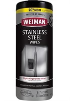 2packs of Weiman Stainless Steel Wipes - Removes F