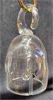 Lenox Crystal St. Nicholas Bell Ornament 1989