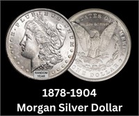 1878-1904 Choice BU Morgan Silver Dollar