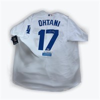 Shohei Ohtani Autographed MLB Jersey w/COA
