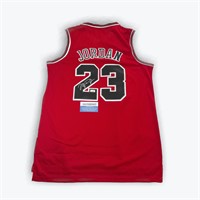 Michael Jordan Signed NBA Bulls Jersey w/COA