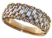 14kt Rose Gold 1.00 ct Diamond Designer Ring