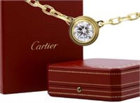 18k Gold Diamond Cartier Necklace