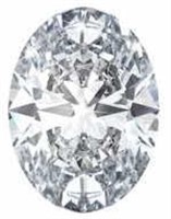 Oval Cut 3.84 Carart VVS2 Lab Diamond