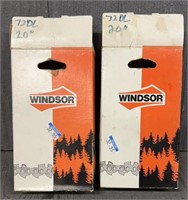 (2) 20" Windsor Chainsaw Chains