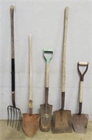 Variety Of Yard Tools