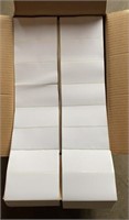 (Case of 12,000) 4" x 2"Fanfold Thermal Labels