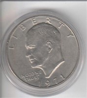 1971 P US Eisenhower Dollar Coin