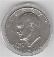 1974 D US Eisenhower Dollar Coin