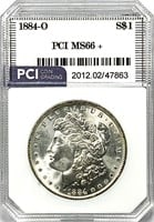 1884-O Morgan Silver Dollar MS-66 +