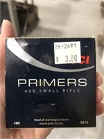 100 SMALL RIFLE PRIMERS