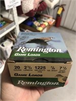 BOX REMINGTON 20 GA SHELLS
