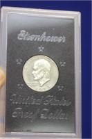 1973 40% Silver Eisenhower Proof Dollar