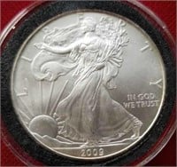 2009 UNC American Eagle Silver Dollar