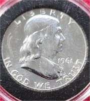 1964-D Franklin Silver Half Dollar