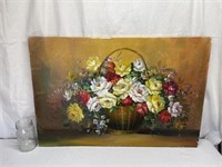 Beautiful floral oil painting