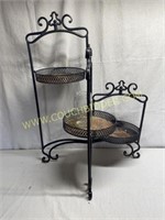 3 tier plant stand-folds together