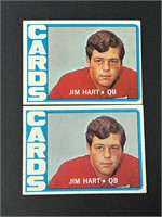 1972 Topps Jim Hart Cards
