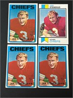 1972 & 73 Topps Jan Stenerud Cards