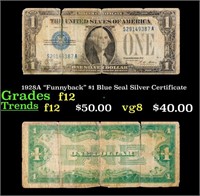 1928A "Funnyback" $1 Blue Seal Silver Certificate